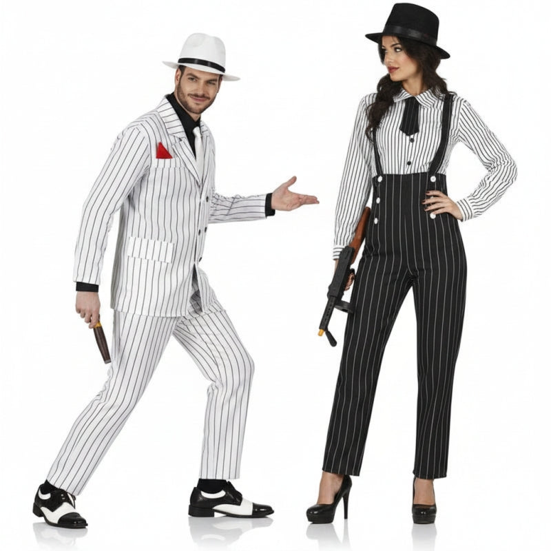 Fatos de casal Gangsters Nova Iorque