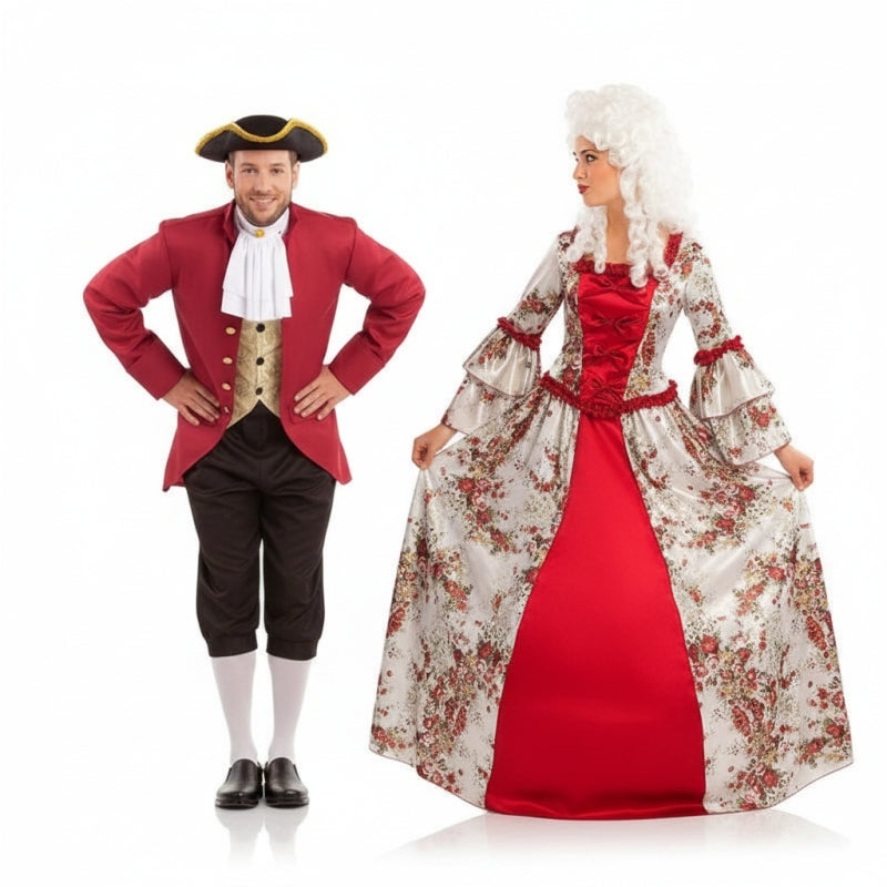 Fatos de casal Senhor e Senhora Colonial
