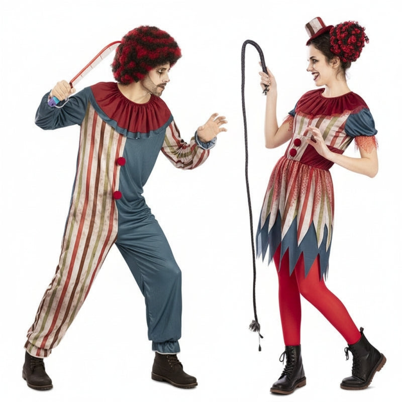 Fatos de casal Palhaços do Circo dos Horrores
