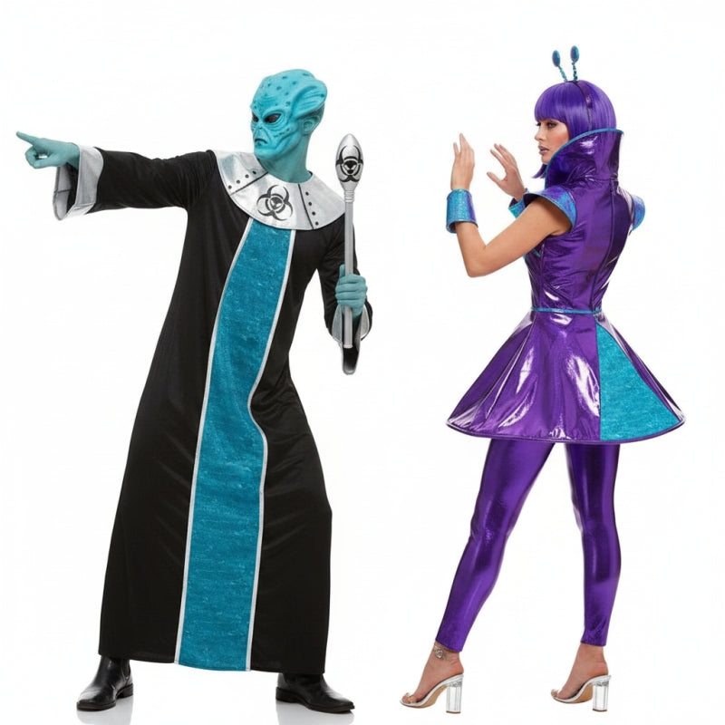 Fatos de casal Alienígenas de luxo