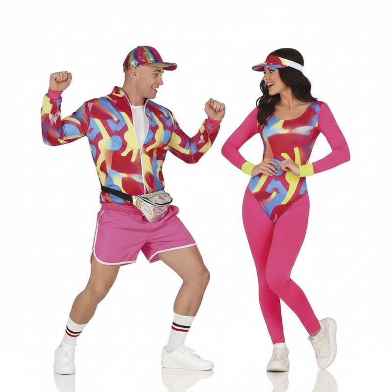 Fatos de casal Barbie e Ken skateboarders