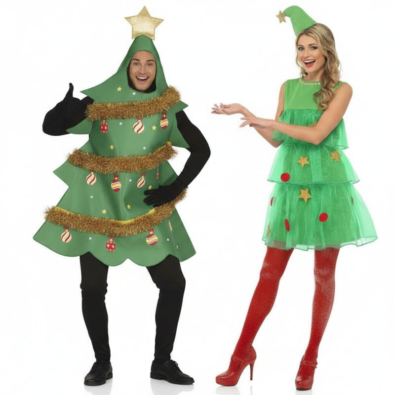 Fatos de casal Árvores de Natal