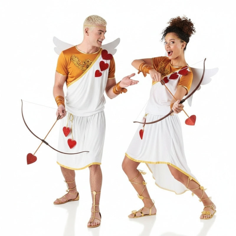 Fatos de casal Deus e Deusa Cupido