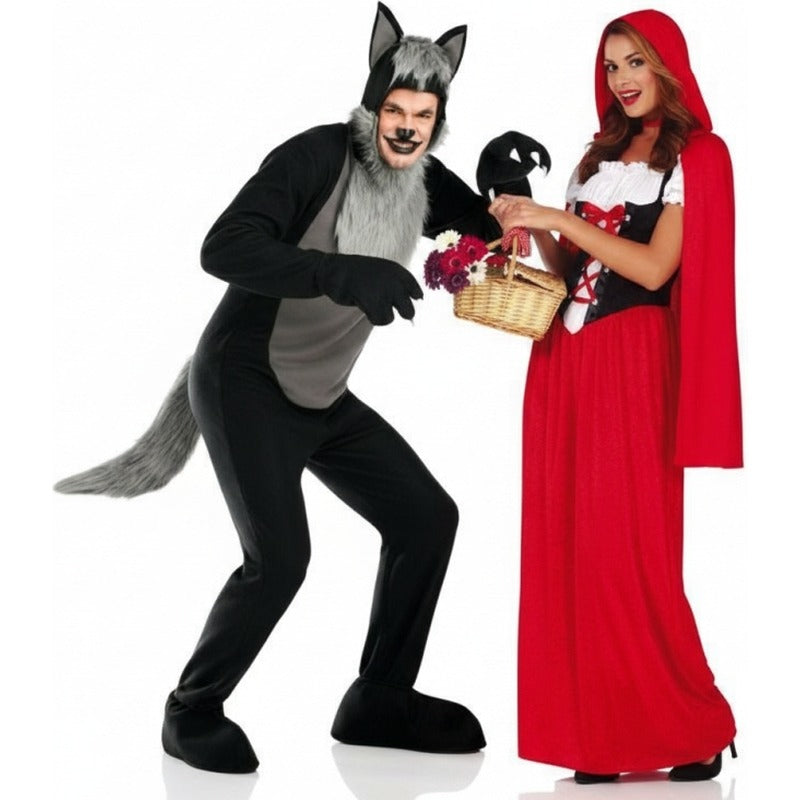 Fatos de casal Capuchinho Vermelho e o Lobo Mau
