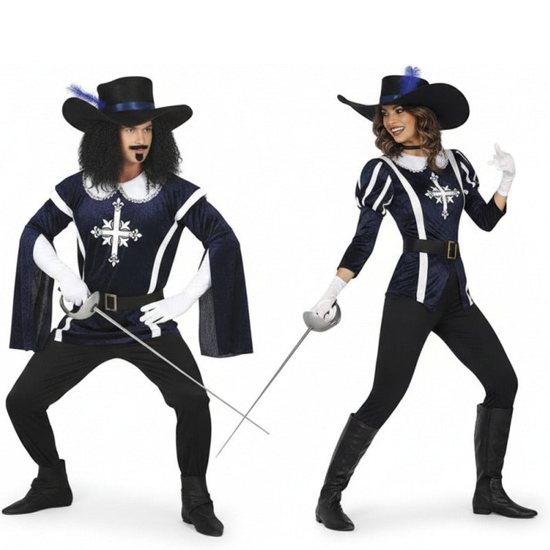 Fatos de casal Mosqueteiros de luxo