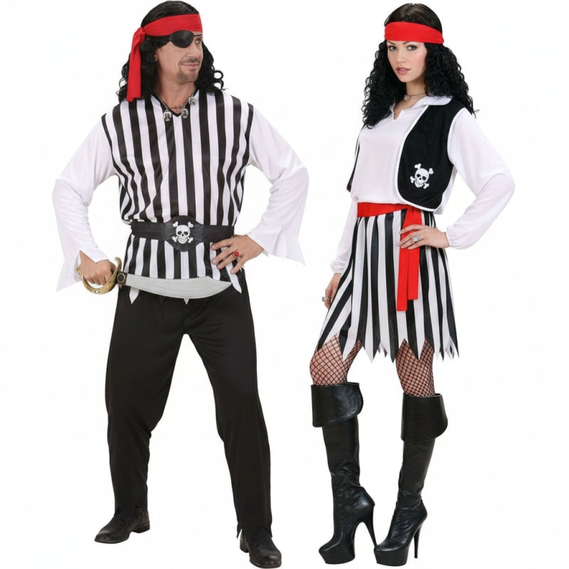 Fatos de casal Piratas clássicos