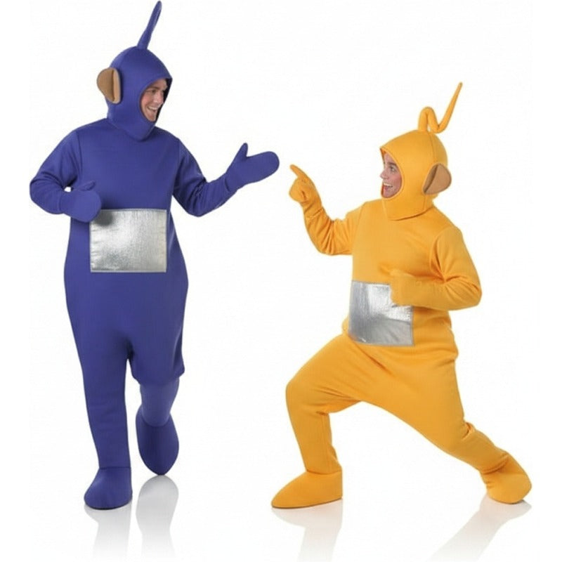 Fatos de casal Teletubbies Tinky Winky e Laa-Laa