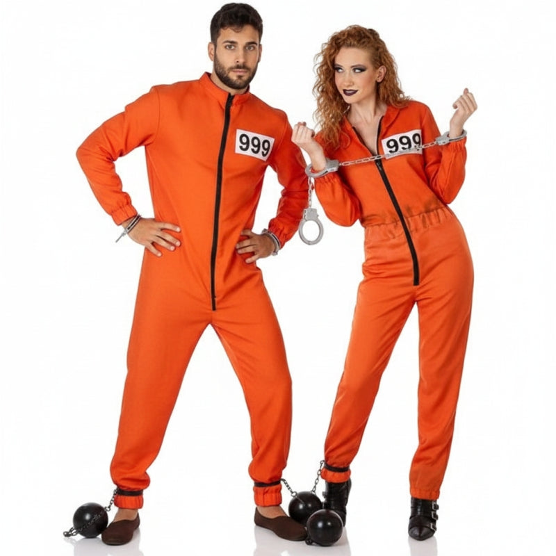Fatos de casal Prisioneiros cor de laranja