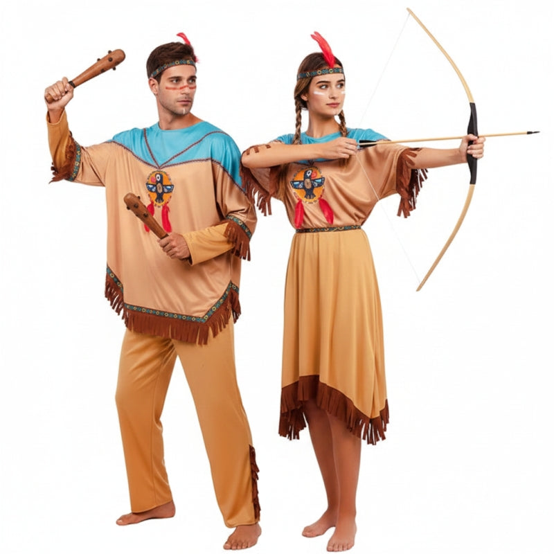 Fatos de casal Índios do Oeste