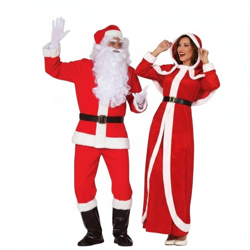 Fatos de casal Pai Natal Natal