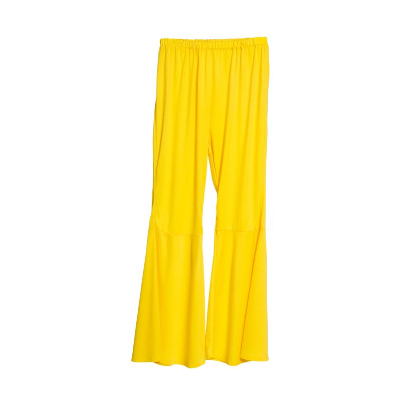 Pantalón de disfraz Acampanado Amarillo para mujer Bis