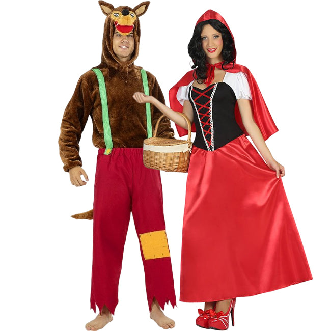 Pareja de Cuento Caperucita Roja