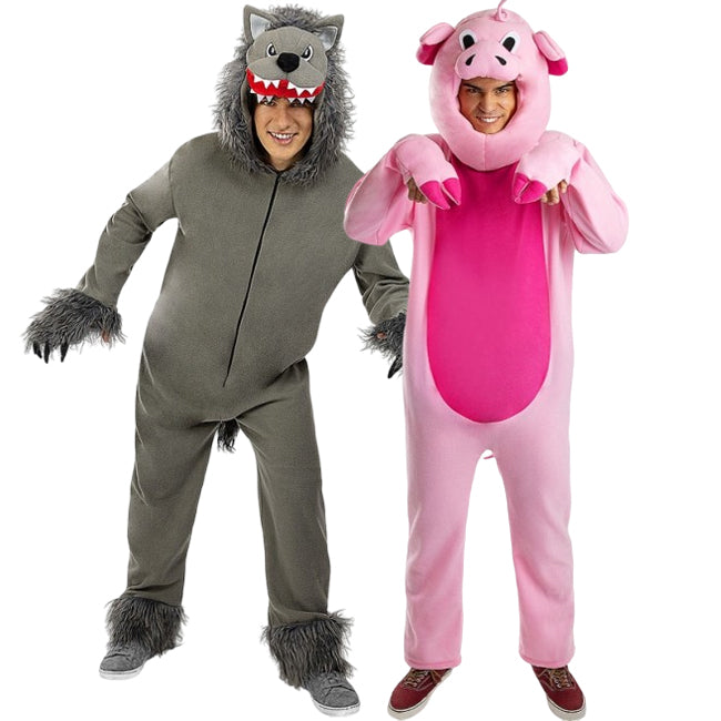 Pareja de Cuento Los Tres Cerditos