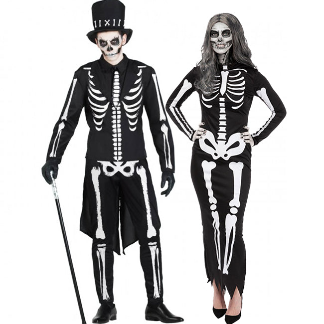 Pareja de Esqueletos Elegantes