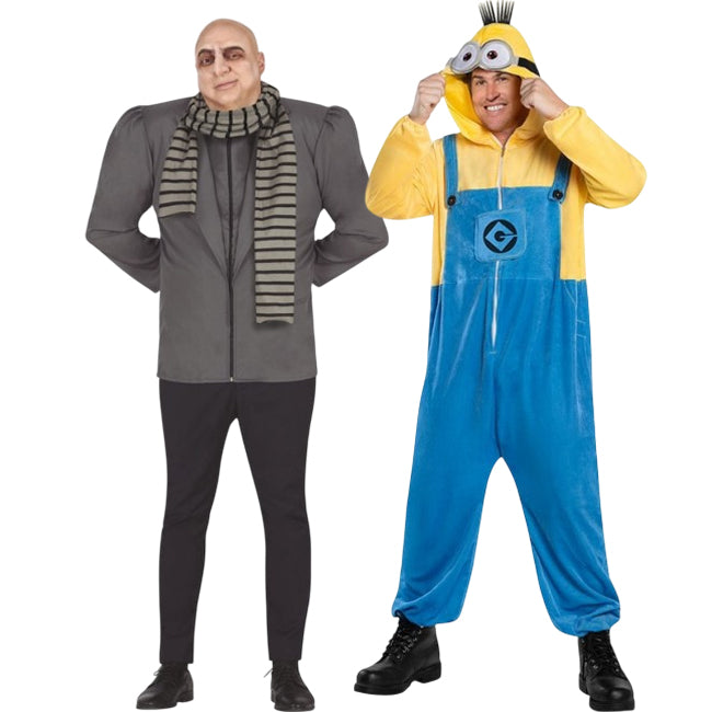 Pareja de Gru y Minion de Mi Villano Favorito