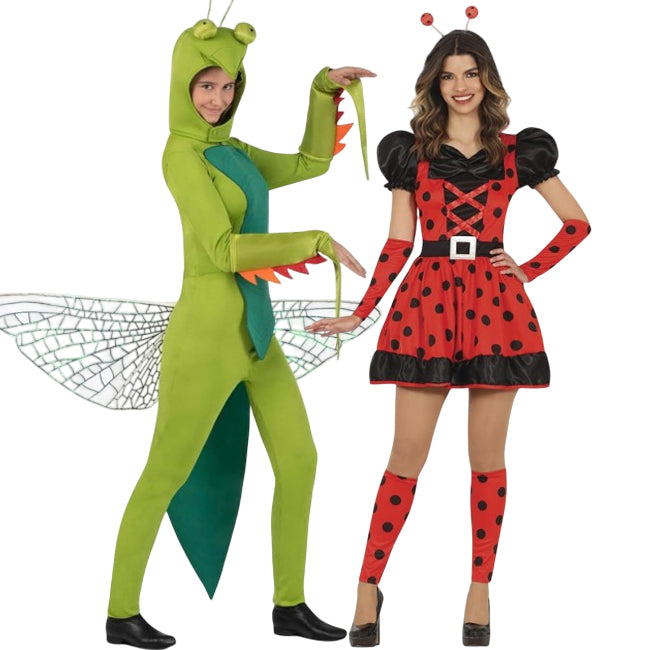 Mantis y Mariquita para disfrazarte en pareja