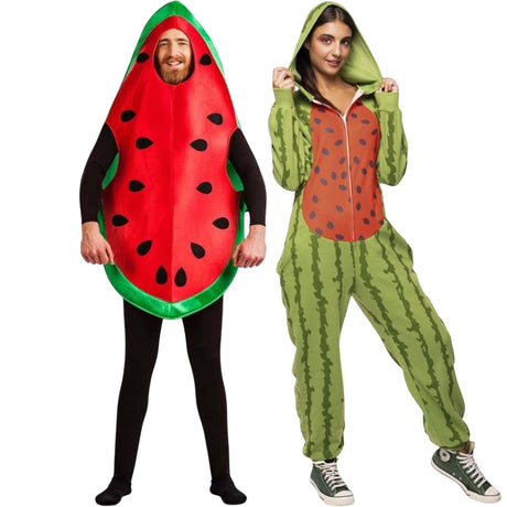 Sandias para disfrazarte en pareja