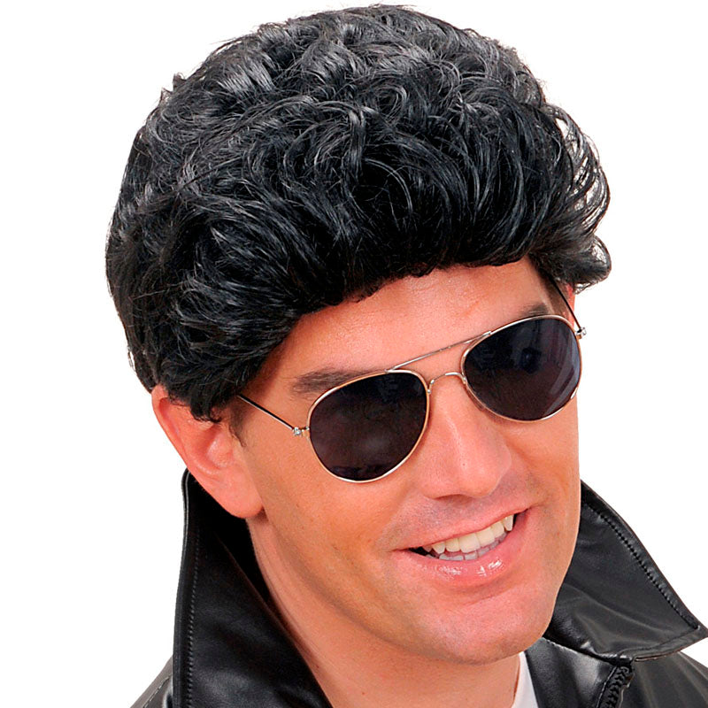 Peluca Greaser negra