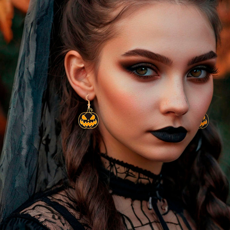 Pendientes calabazas