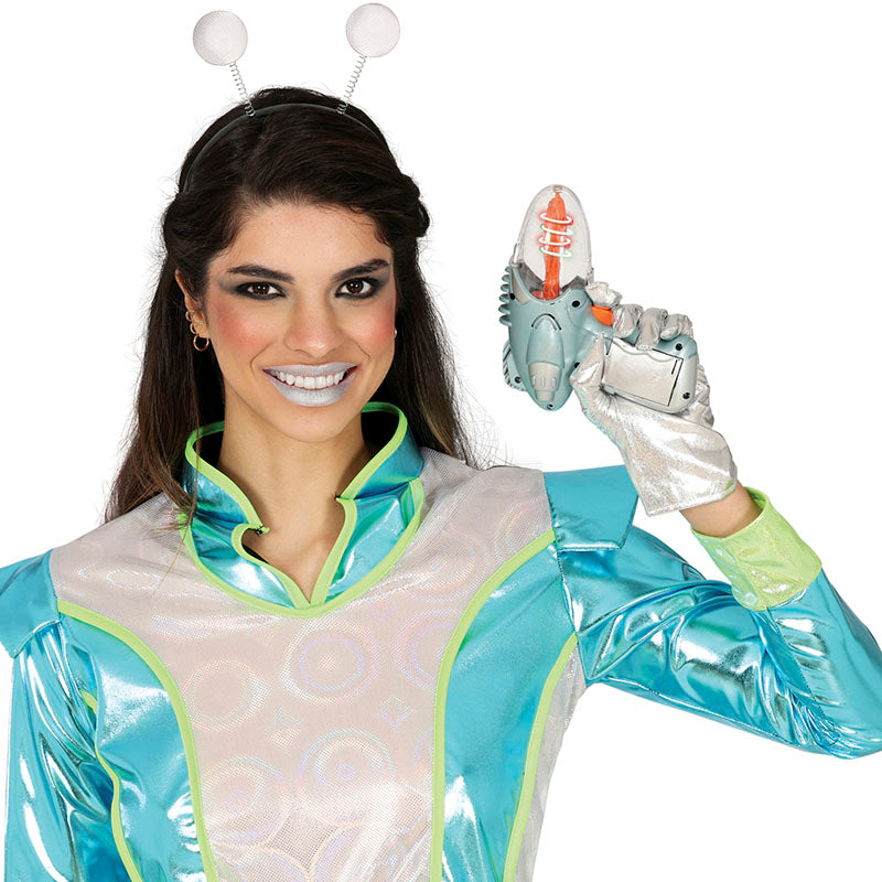 Pistola espacial plata