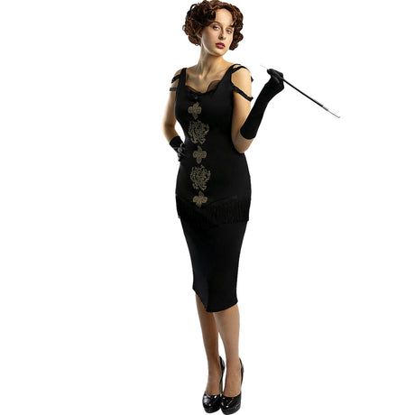 Disfraz de Polly Gray con vestido de Peaky Blinders para mujer