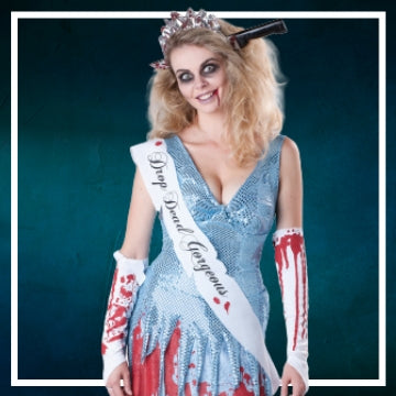 Fatos de zombie para mulher
