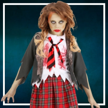 Fatos de zombie para meninas