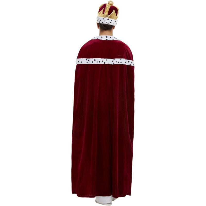 Disfraz de Freddie Mercury con capa real para hombre espalda