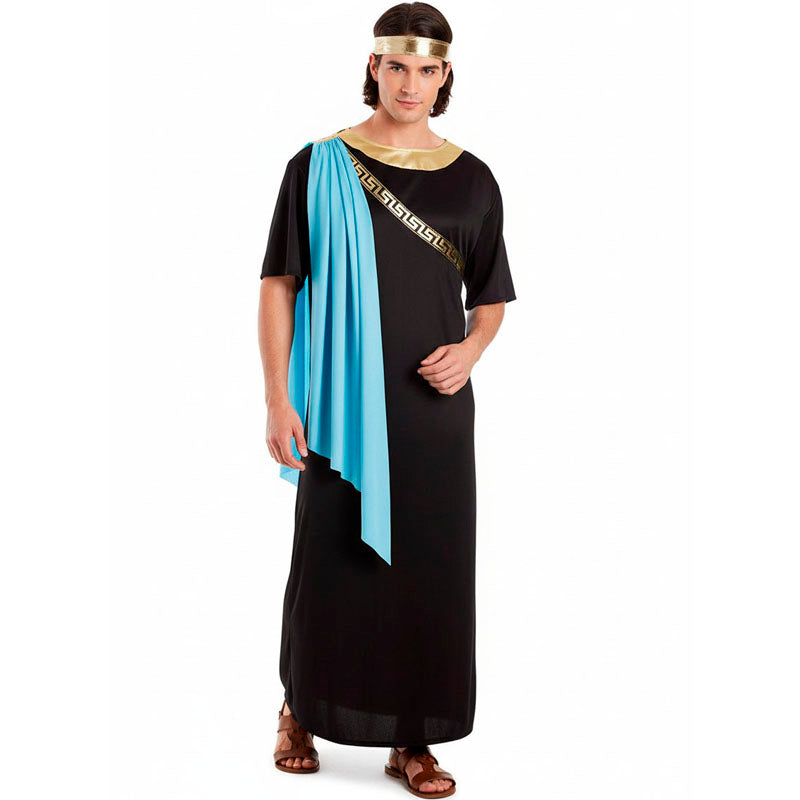 Disfraz de Griego negro para hombre Bis