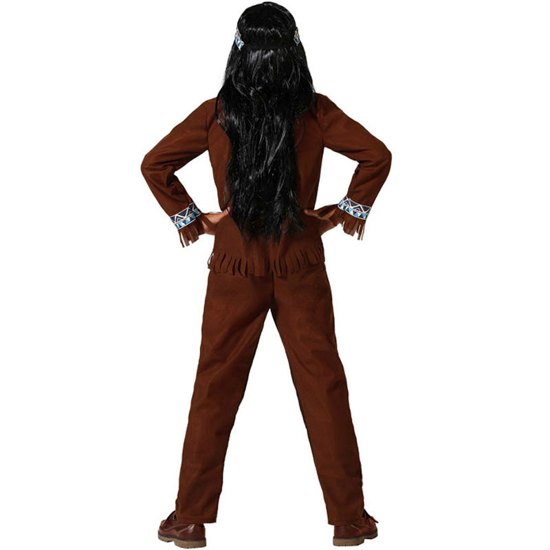 Disfraz para niño de Indio Salvaje Espalda