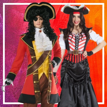Fatos de pirata para casais