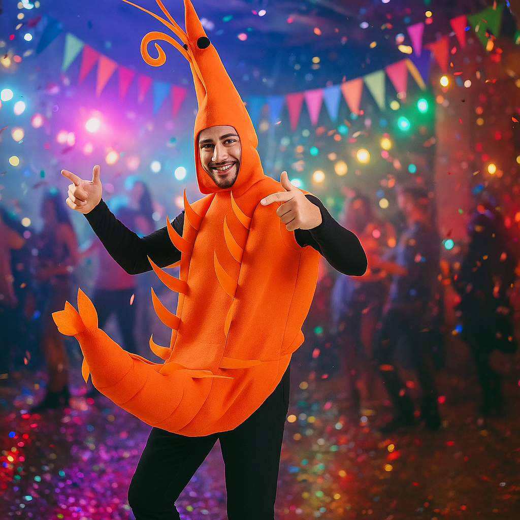 Fato de Camarão para adulto