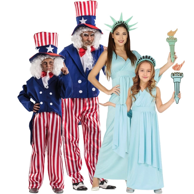 Grupo Tío Sam y la Estatua de la Libertad