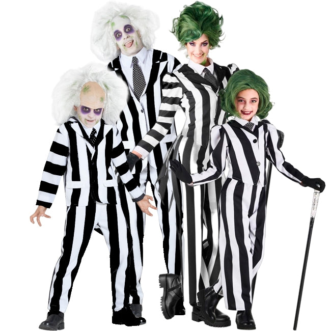Disfraces Beetlejuice para grupos y familias