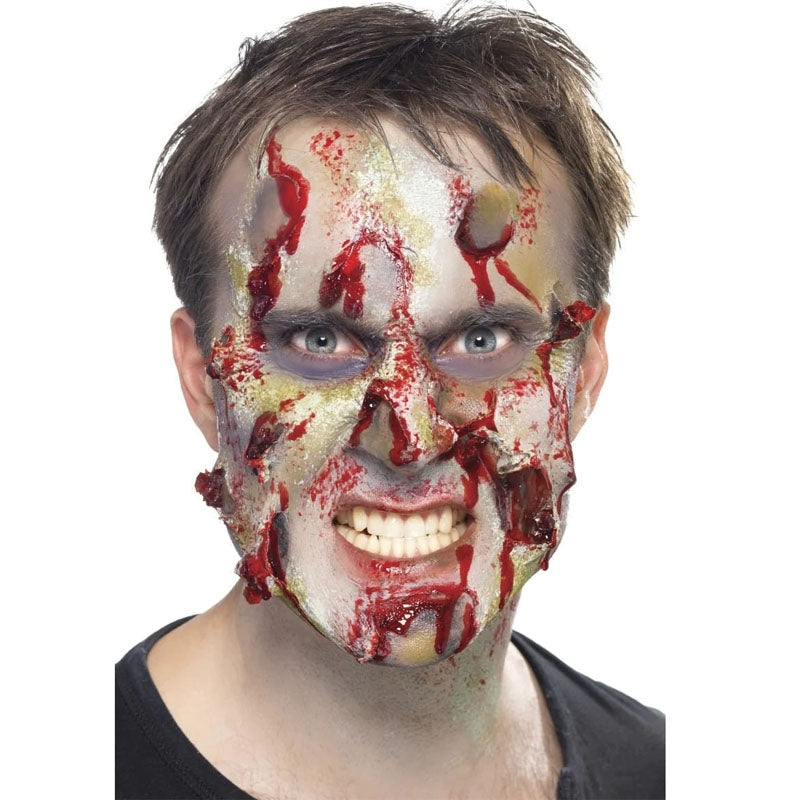 Kit maquillaje zombie con látex