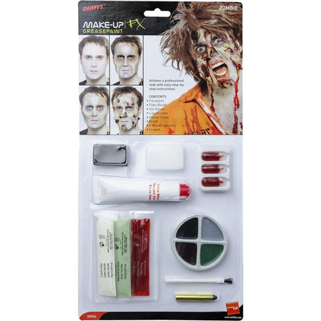 Kit maquillaje zombie con látex