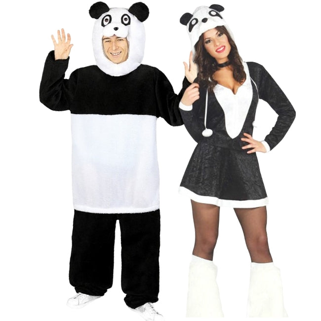 Fatos de casal Ursos Panda