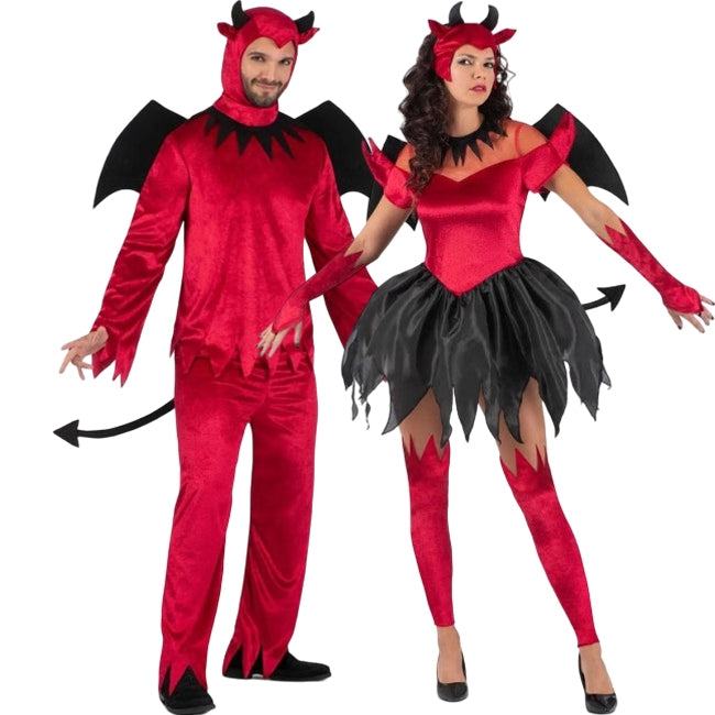 Fatos de casal Diabos do Inferno