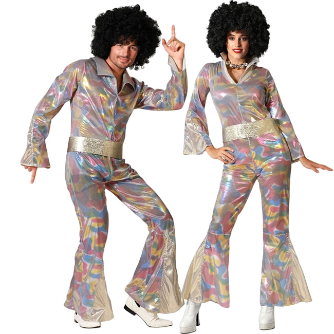 Fatos de casal Disco Multicolorido