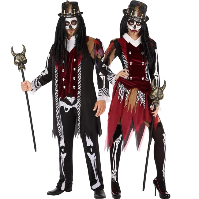 Fatos de casal Feiticeiros Vudú