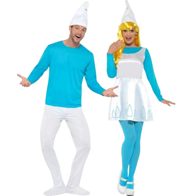 Fatos de casal Os Smurfs
