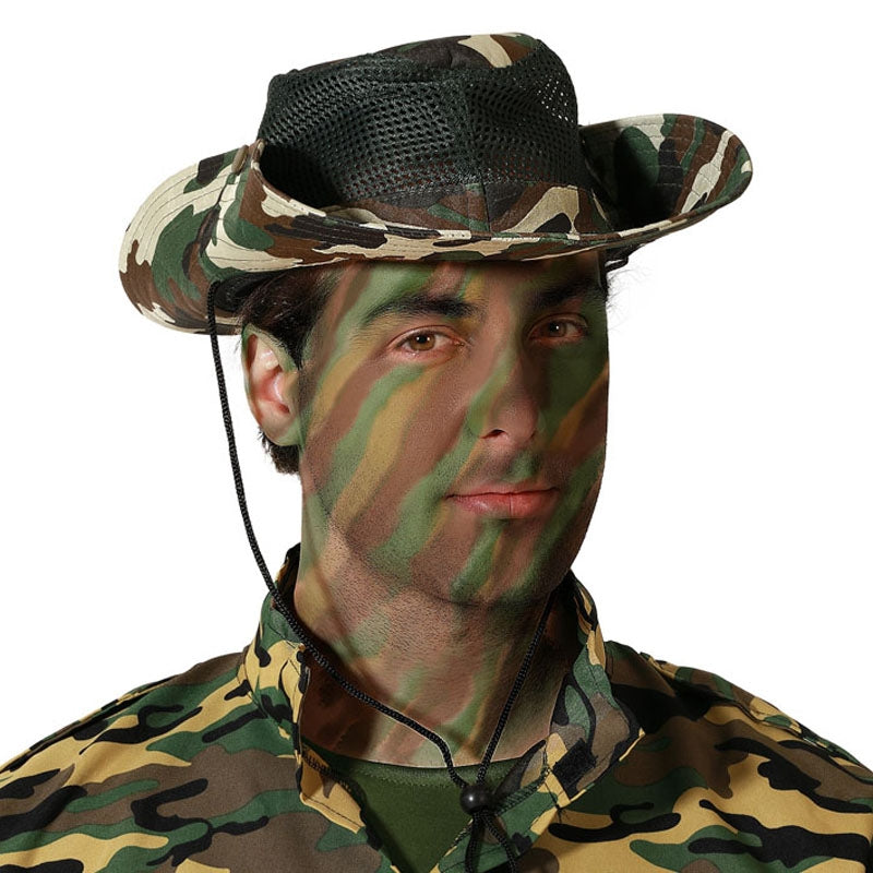 Sombrero de camuflaje