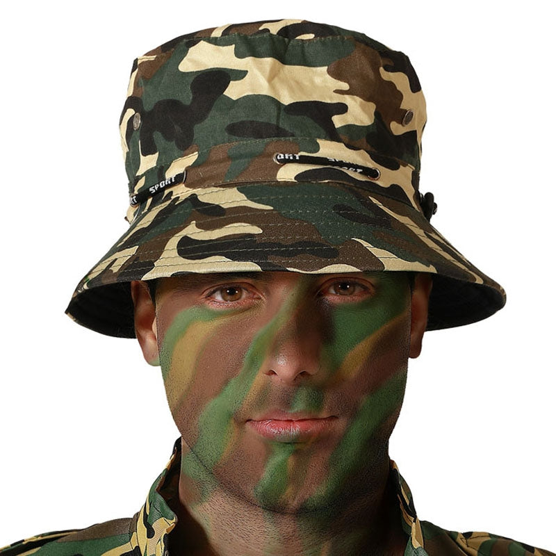 Sombrero de militar camuflaje