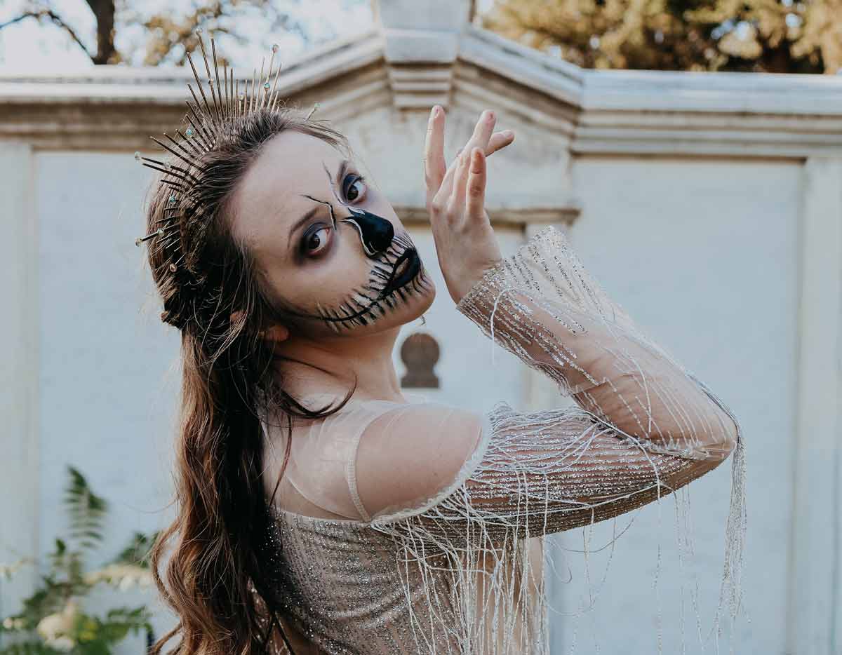 disfraz novia cadáver casero