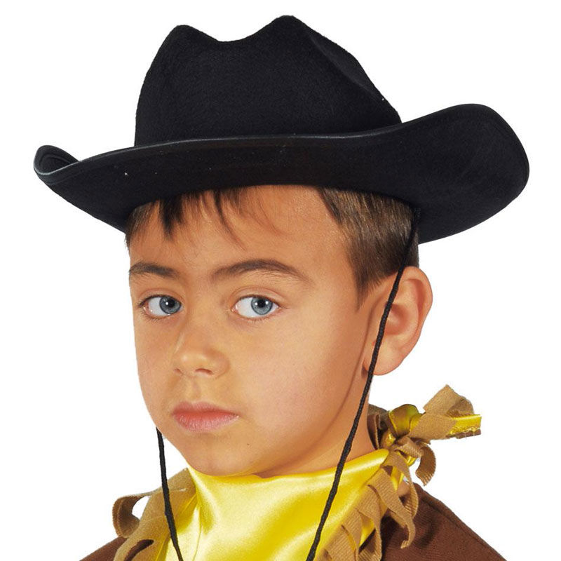 Chapéu de Cowboy Infantil Preto