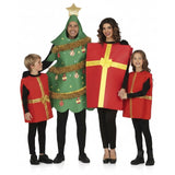 Grupo de Árvore e Presente de Natal
