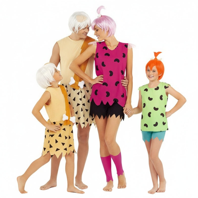Grupo de Bam-Bam e Pebbles dos Flintstones