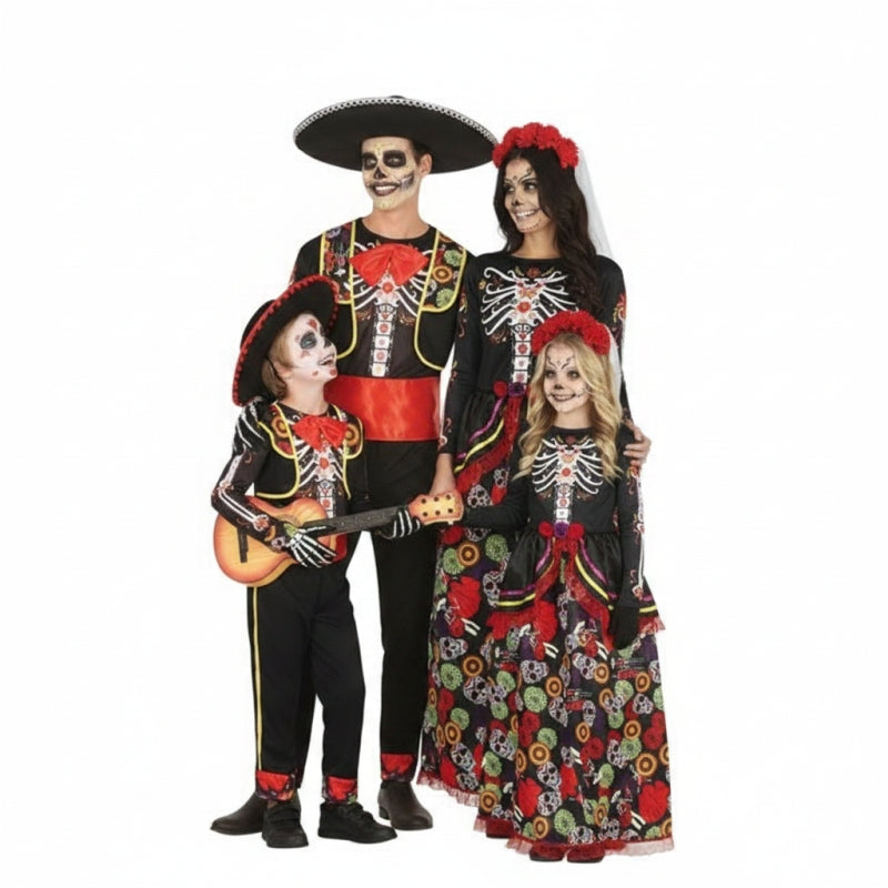Grupo de Esqueletos Mariachi e Rainhas Catrina