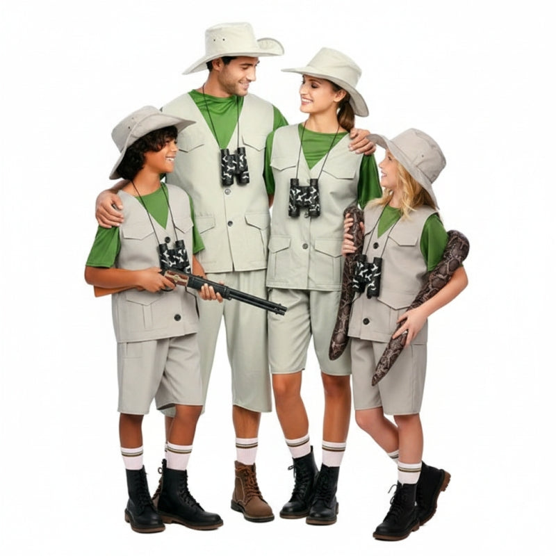 Grupo de Exploradores da selva africana