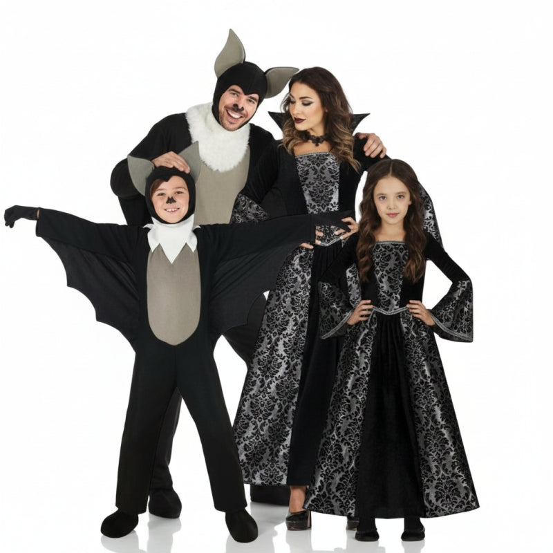 Grupo de Morcegos e vampiros prateados